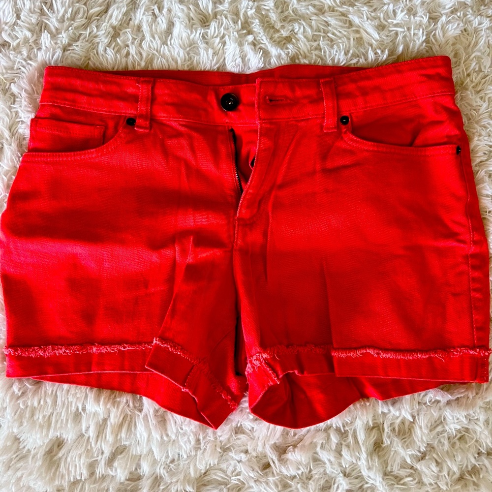 Salmon colored shorts